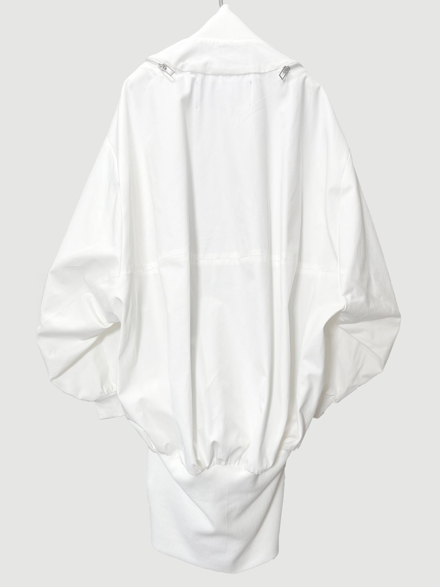 Cotton gabardine bomber jacket