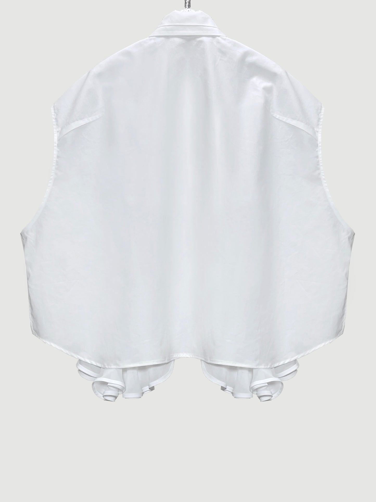 Zigzag ruffled blouse