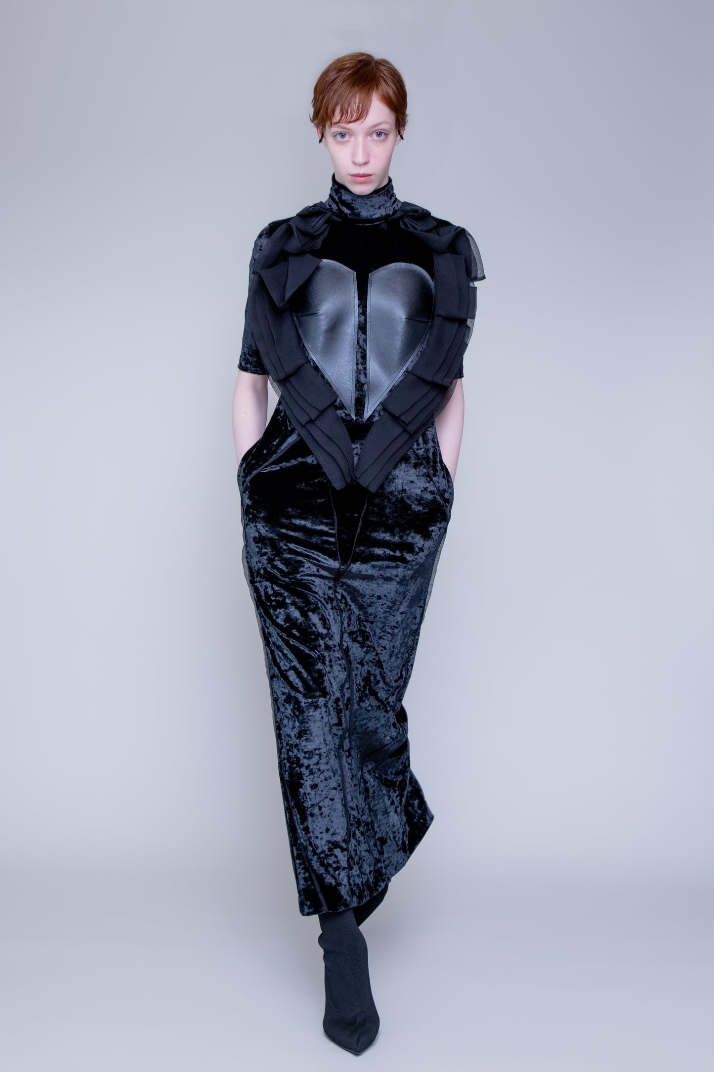 Velvet heart dress