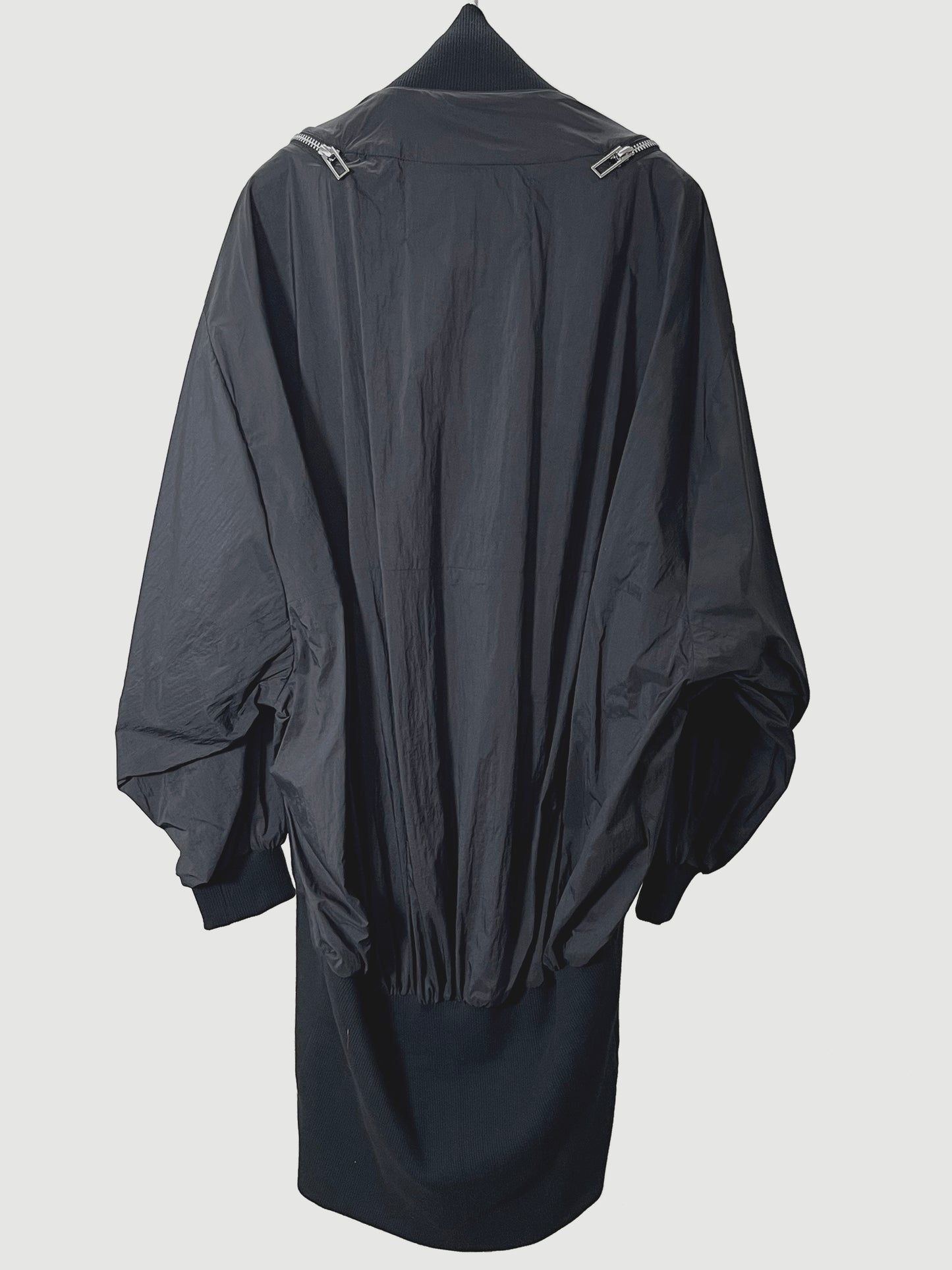 Soft nylon bomber jacket