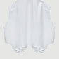 Zigzag ruffled blouse