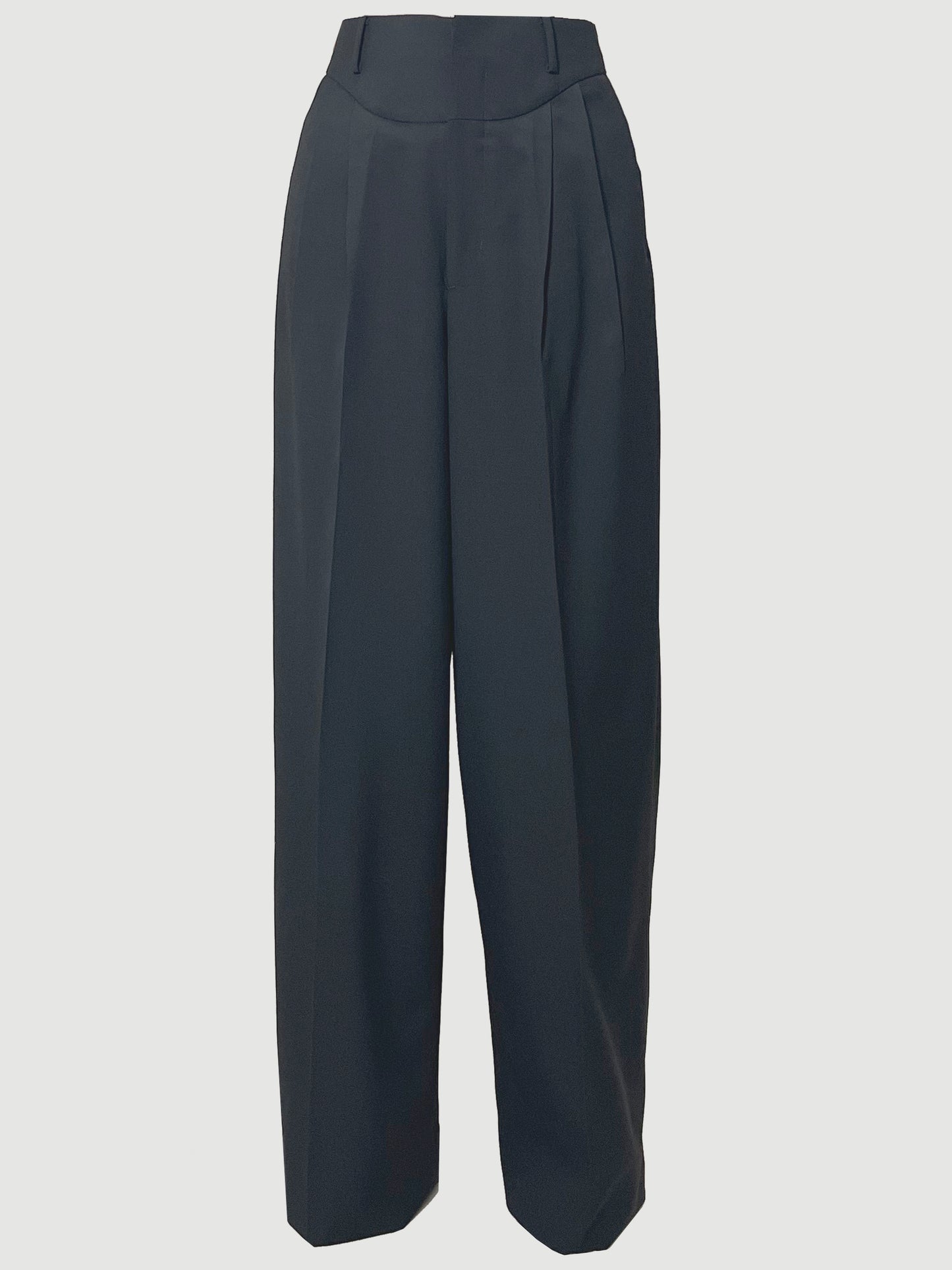 Wide leg tailored pants
