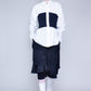 Rib-bandeau blouse