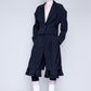 Rib-waisted blazer